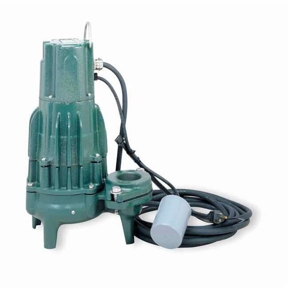 Zoeller Waste-Mate 2 HP 2" Auto Submersible Sewage Pump 230V Tether 295-0040