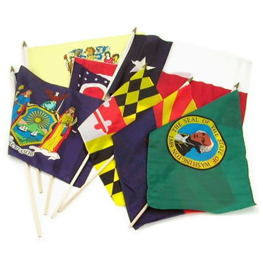 Set of 50 State Flags - 4x6 inch - Walmart.com