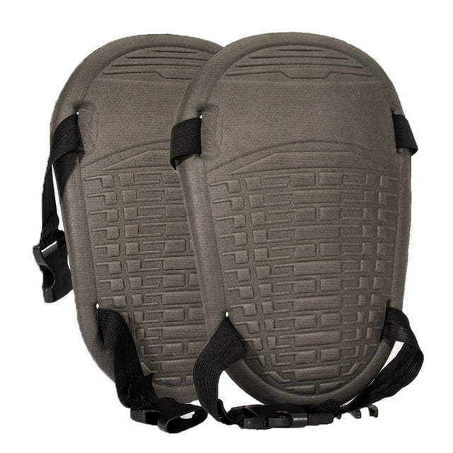 stanreset 2 Pcs Genouillères de Pêche pour Adultes Compression Sécurité Genouillères Anti-Collision Outil de Protection Sportive Jardinage Jambe Gris