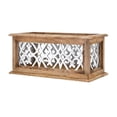 thumbnail image 1 of Imax 80175 Aluminum & Wood Lantern, Brown, 1 of 1