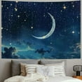 thumbnail image 2 of Creowell  Fairytale Tapestry Night Sky Forest Tapestry Galaxy Starry Sky Tapestry Star and Moon Tapestries Wall Hanging for Bedroom Living Room Dorm 40x60inch, 2 of 6
