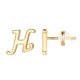 thumbnail image 3 of Xihbxyly Pendientes de Oro con 26 Letras Del Alfabeto y Acabado Chapado En Oro para Mujer, 3 of 4