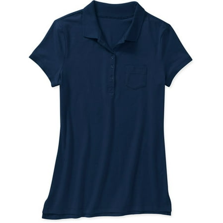 No Boundaries Juniors' Knit Polo