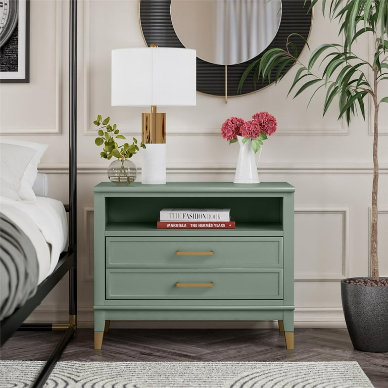 Green bedside cabinet discount
