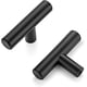 thumbnail image 1 of Manijas de gabinete de 2'' CHAO de acero inoxidable negro mate Paquete de 4, 1 of 5