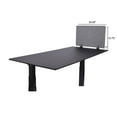 thumbnail image 5 of Stand Up Desk Store ReFocus Raw Clamp-On Acoustic Desk Divider Mounted Privacy Panel to Reduce Noise and Visual Distractions (Castle Gray, 23.6"  x 16" ), 5 of 6