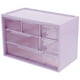 thumbnail image 5 of Caja organizadora de cajones de escritorio, caja de almacenamiento de artículos diversos, baratija, joyería, contenedor de maquillaje, 5 of 6