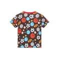 thumbnail image 5 of QEFJNO 2-8Y Kids Boys Cotton Pajamas Set 2PCS Short Sleeve Top and Shorts for Toddler Boys Soccer Pjs Summer, 5 of 10
