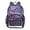 Exquisite Floral illustration, variant on PVC Transparent Backpacks Clear Backpack for Travel and Outings Colored Outline Flower