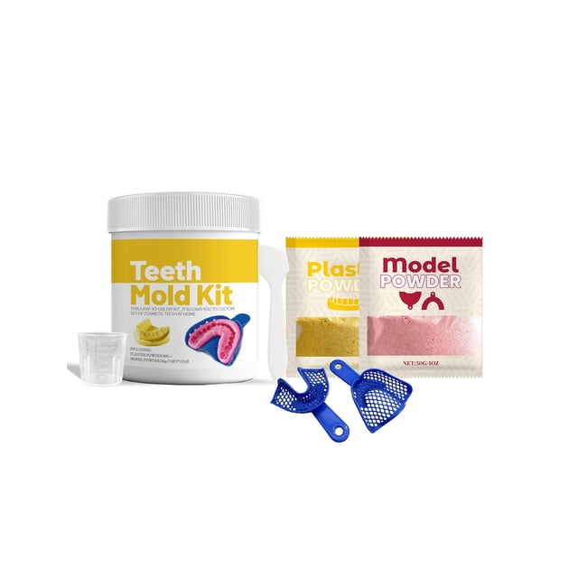 YFGEFTR Tooth Plaster Model Set, Helps To Complete The Tooth Model Making Clearly Presents The Outline And Basic Form for Legs Face Underarms - Home Salon Use