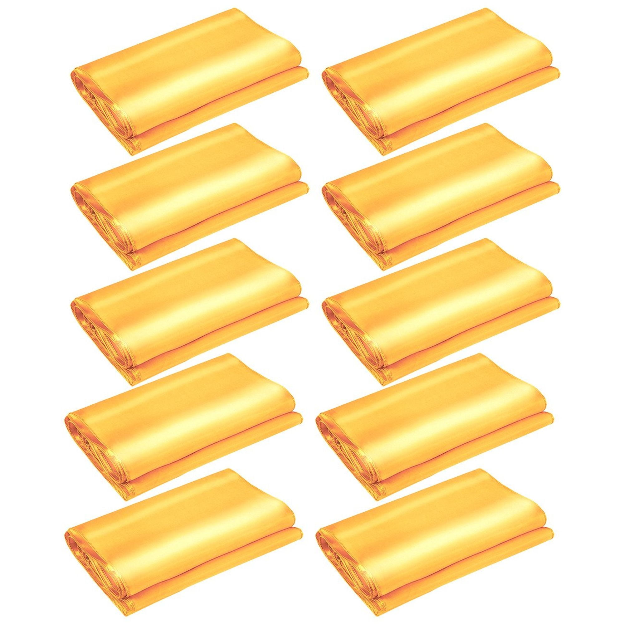 Gold Table Runner 10 Pack Wedding Table Runners, Tablecloth Runner