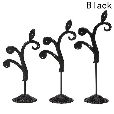 Metal Tree Jewelry Stand Fancyleo Pcs/set Jewelry Tree Stand Metal Jewelry Display Organizer Holder for Earrings Bracelets Necklaces ()