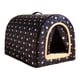 thumbnail image 2 of Cama cueva para gatos, tienda de campaña para mascotas, caseta de invierno portátil, lavable, con funda extraíble, caseta para perros Estrella, 2 of 5