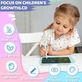 thumbnail image 3 of LCD Writing Tablet Doodle Board, Colorful Drawing Pad for Kids, Mess Free Coloring for Toddlers, Educational Birthday Toys Gifts for 3-9 Year Old Girls Boys, 3 of 7