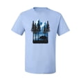 thumbnail image 2 of Wild Bobby, California Cali Bear Redwoods, Animal Lover, Men Graphic Tees, Light Blue, X-Large, 2 of 3