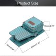 thumbnail image 2 of Heavy Duty Foot Switch Spdt No Nc 15a 250v Aluminum Foot Switch Pedal Electric Momentary Foot Pedal Switch, Tfs-402 Blue, 2 of 5