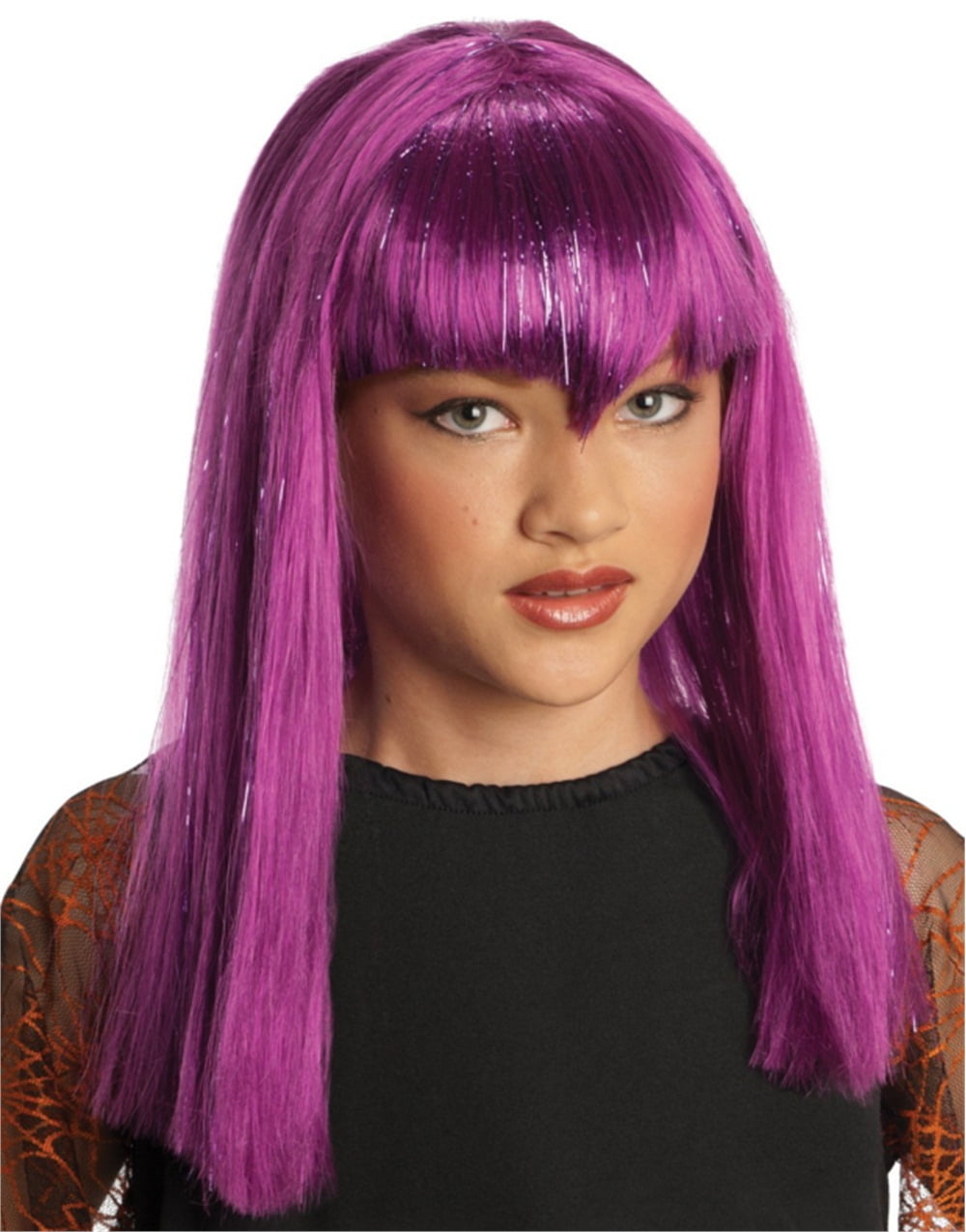 Rubies Costume Childs Purple Glitter Vamp Wig