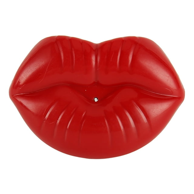 Chupete de silicona suave y lindo con forma de labios divertidos, sin BPA, seguro para bebés y niños pequeños.