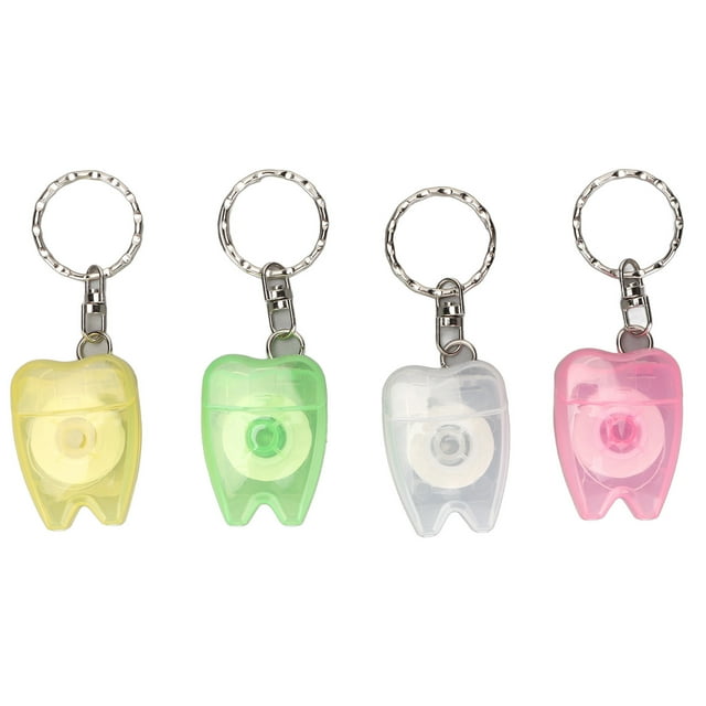 Llavero De Limpieza De Dientes Llavero De Limpiador De Hilo Dental Portátil De Fricción Pequeña Para El Hogar ANGGREK Otros