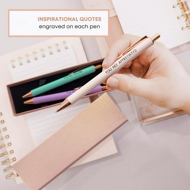 Pen Three Piece Ballpoint Pen Cool Women's Pen Pen Diary Pen Cute Pen Set 5ml Small Pen Calligraphy Pen Nibs And Ink Click Pen Ballpoint Hover Pen Fine Point Ink Pens Retractable Cool Pens for Men
