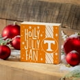 thumbnail image 4 of Tennessee Volunteers 6" Holiday Wood Plock Shelf Sign, 4 of 4