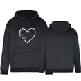 thumbnail image 5 of guisaled Heated Hoodie Pullover 5 Heating Zones Lightweight Warm Fleece Heated Hooded Sweatshirt Winter Outdoor Hunting Coats, 5 of 9