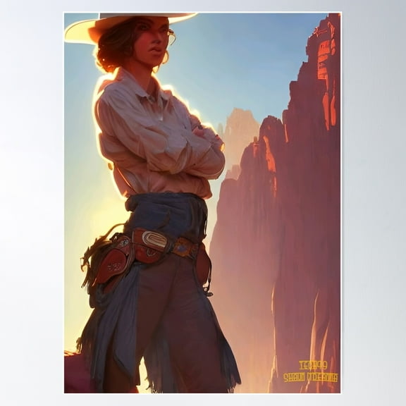 #EverThere Cowgirl Pioneer Woman Poster, 16x24 UNFRAMED