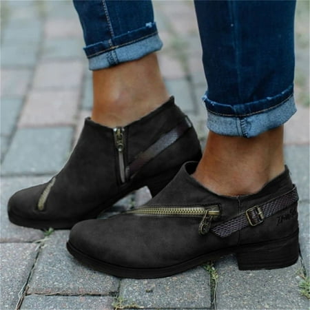 

Hueook Platform Boots Women S Winter High Boots With Fringe Sleeve In Solid Color And Low Heel Black Boots