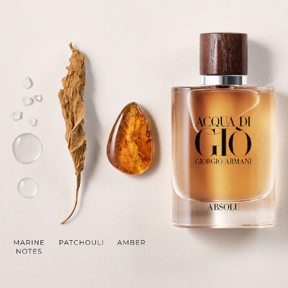 Acqua Di Gio Absolu by Giorgio Armani for Men - 2.5 oz EDP Spray