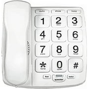 All Phones Tyler TBBP-4-WH Large Button Landline Phone with Speaker for The Elderly - Wall Mountable