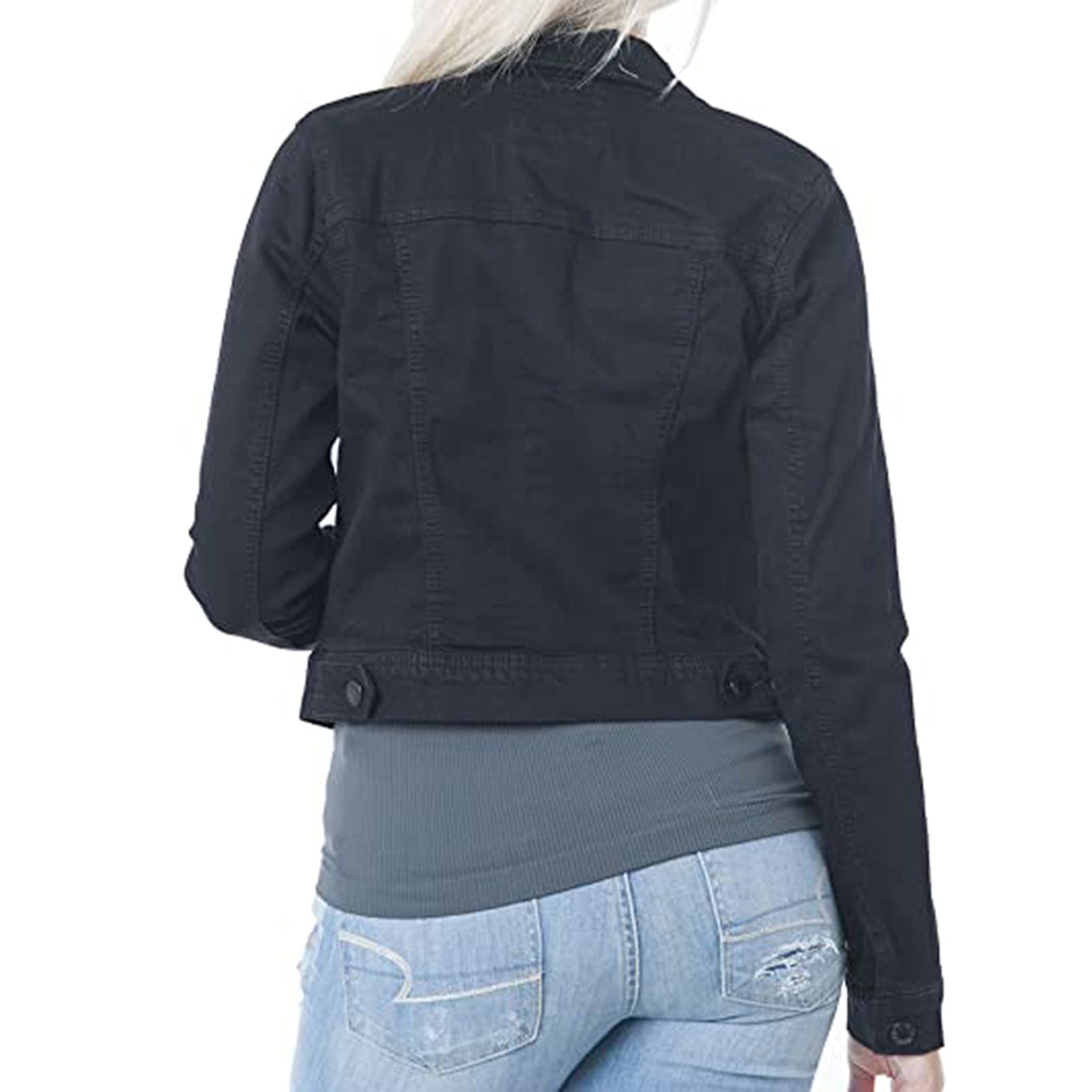 Womens Casual Long Sleeve Cardigan Jacket Lady Coat Jumper Slim Coat Casual Cardigan Coat Lightweight for Fall Winter