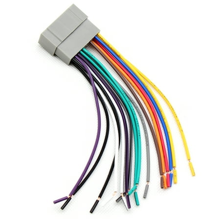 RED WOLF Aftermarket Car Stereo Radio Install Wiring Harness Cable Adapter for Dodge Carven 2002-2007 Jeep Liberty 2002-2007