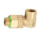 thumbnail image 4 of Conector de grifo de manguera de latón, adaptador de tubería de agua de jardín con rosca a presión, 4 of 5
