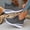 Grey, variant on Women's Rhinestone Thick Platform Sneakers - Height Increase Non-Slip PVC Sole, Breathable Low-Top Lace-Up Sneakers Suitable for Casual, Office, Casual Attire - - Versatile Footwear, Women Shoes