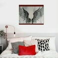 thumbnail image 5 of Autua Angel Wings Gothic Canvas Wall Art - Ready to Hang Home Decor 16x12in, 5 of 6