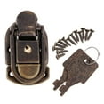 thumbnail image 2 of Kokiya Keyed Padlock with Keys And Alloy Screws Vintage for Suitcase Box Bag, 2 of 6