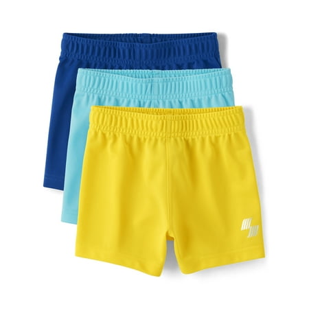 The Children's Place Toddler Boys Basketball Shorts, 3-Pack, Sizes 2T-5T