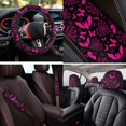 thumbnail image 5 of KUIFORTI Spider Web Printed Car Seat Covers Easy to Install 14 Pack Automotive Rear Front Seat Protector with Car Armrest Cushion Fit Most Cars Truck SUV Van All-Season Protection Soft Breathable, 5 of 7