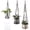 Gray, variant on 3-Pack Macrame Plant Hanger Indoor - Hanging Planter Basket for Indoor Outdoor - Decorative Boho Plant Holders Set with Beads - Ceiling Flower Pot Holder with 6 Hooks - 35"/30"/24" Gray