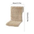 thumbnail image 2 of Dual Function Seat & Back Chair Cushion Soft Fluffy Long Pile Polyester Washable Warm Home Office Desk Chair Blanket Cover, 2 of 6