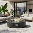 thumbnail image 5 of VENTOPYR 41-inch Round Outdoor Propane Fire Pit Table with Fire Glass, 5 of 8