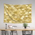 thumbnail image 4 of Gaeub Mermaid Fish Scale Print Tapestry Wall Hanging(60x40 inches),Tapestry Home Decor,Wall Art for Living Room Bedroom Home Decor, 4 of 8