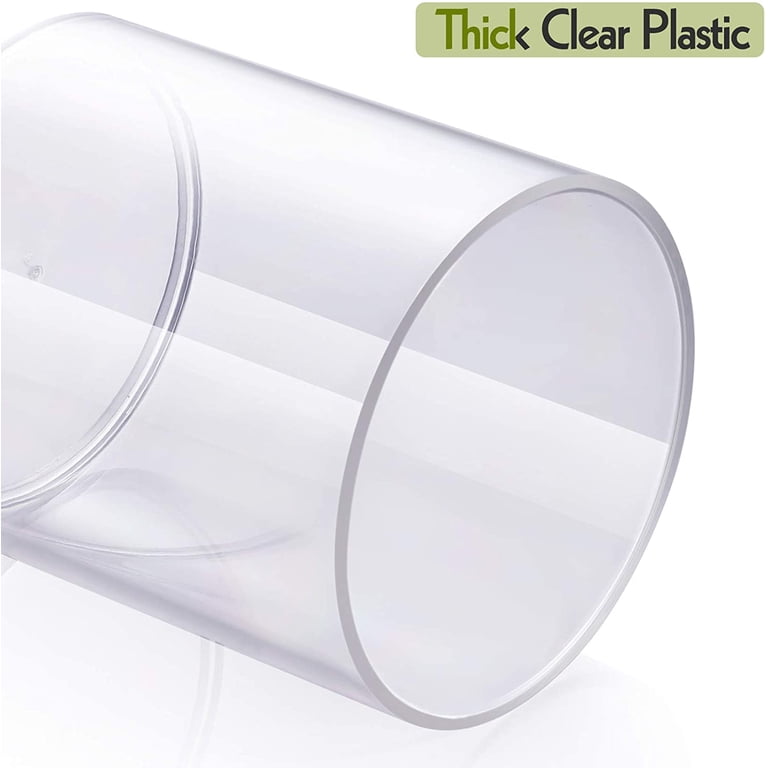 HBlife 6-Pack Clear Acrylic Canister Set With Labels photo 6