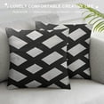 thumbnail image 3 of FUMJ Boho Pillow Cover Black Square Pillow Covers with White Arrows Print  Blend Decorative Throw Pillow Covers Sofa Cushion Cases, 3 of 5