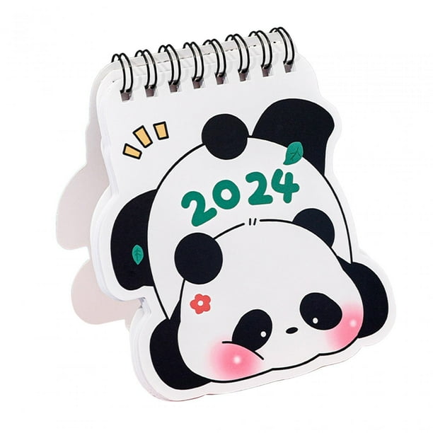 Mini calendario de escritorio para oficina, decoración del hogar, para notas, autodisciplina y registro. Estilo E