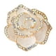 thumbnail image 4 of Broche de pétalos de diamantes de imitación, broche de flor blanca, broche de pétalo, broche de aleación, diseño de próxima generación Jadeshay A, 4 of 8
