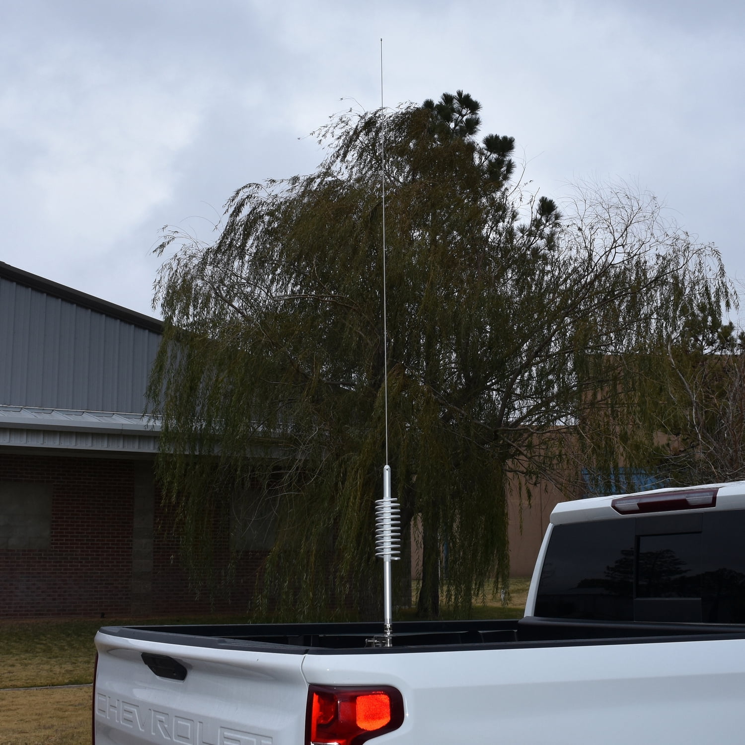 Tram TramCat TC-6 15,000-Watt Trucker Aluminum CB Antenna with 35-1/2-In. Stainless Steel Whip and 6-In. Shaft