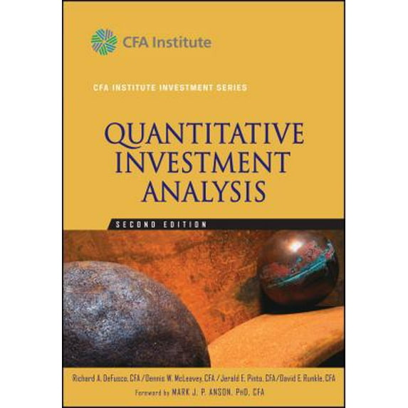 Pre-Owned Quantitative Investment Analysis (Hardcover) 0470052201 9780470052204