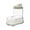 White, variant on Cmunyle Hamster Food Bowl 6.1 by 5.98 by 3.93 in Small Pet Feeder with Scoop for Gerbil Mouse Hedgehog Habitat Feeding
