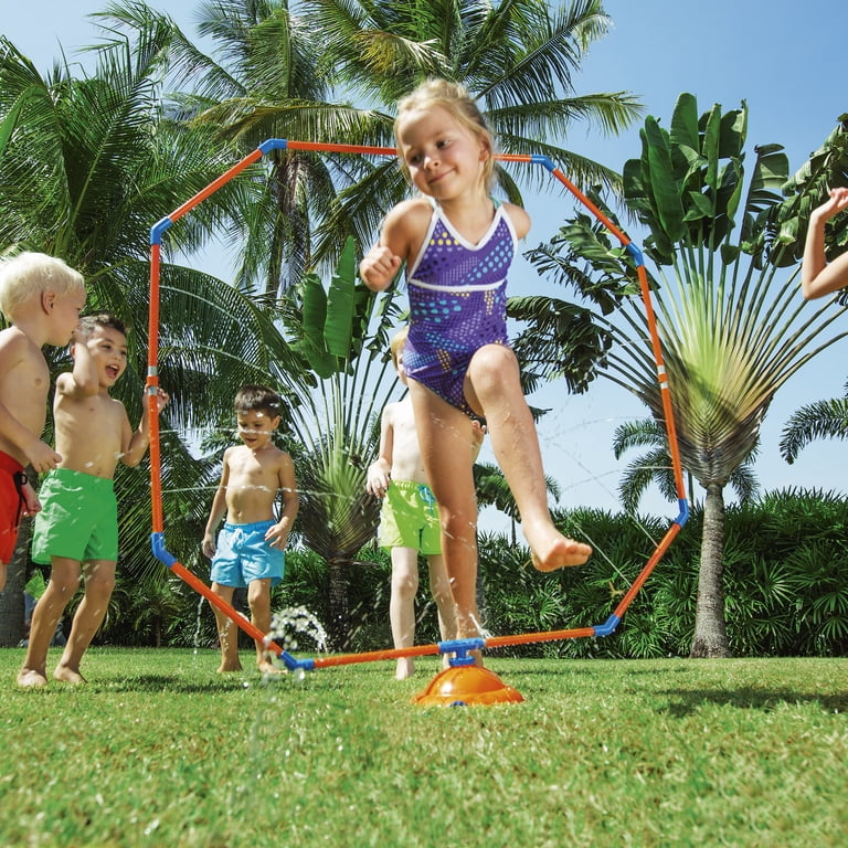Bestway: H2OGO! Hydro Hoop Water Sprayer Sprinkler - Blue & Orange